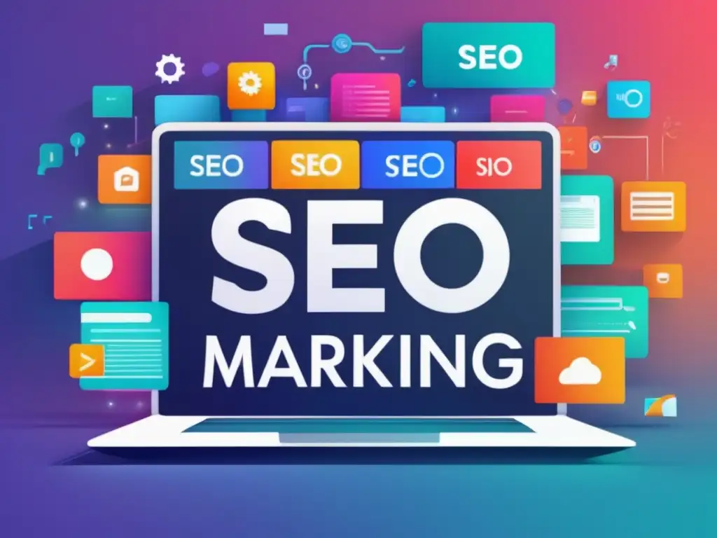 Laptop SEO: Estrategias para aumentar visibilidad de enlaces de afiliado en marketing digital