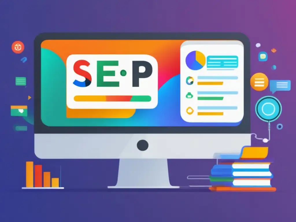 SERP con resultados de búsqueda SEO SERP con resultados de búsqueda y técnicas de SEO para mejorar posicionamiento y ganancias como afiliado