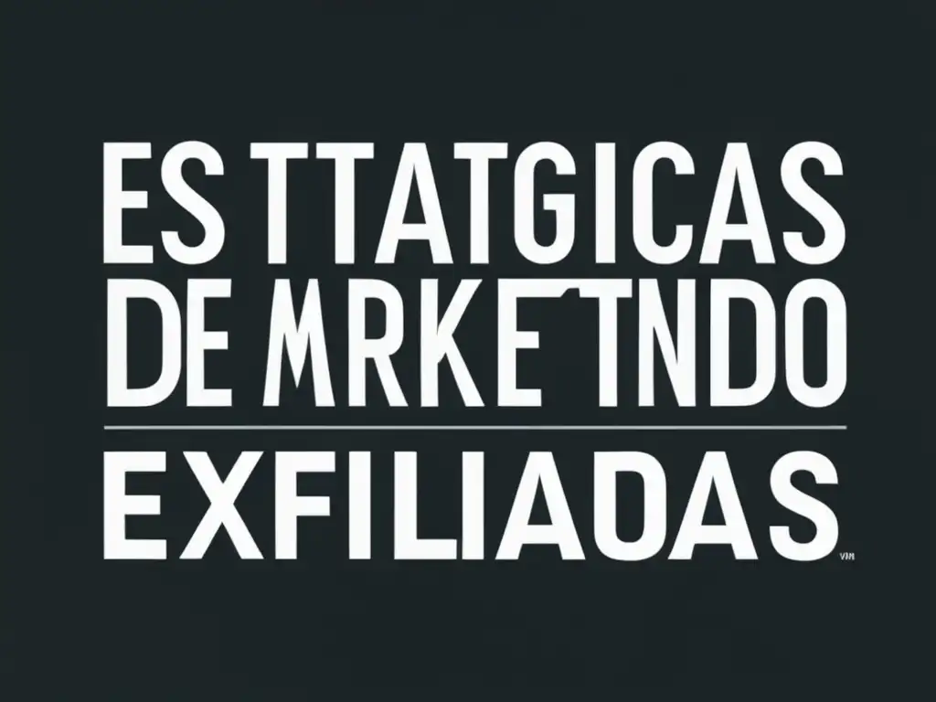 Éxito en Marketing de Afiliados Imagen elegante de estrategias de marketing de afiliados exitosas