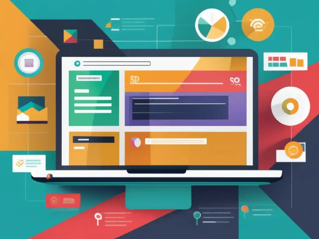 Infografía de marketing de contenidos para afiliados Infografía vibrante y moderna: estrategias de marketing de contenido para afiliados