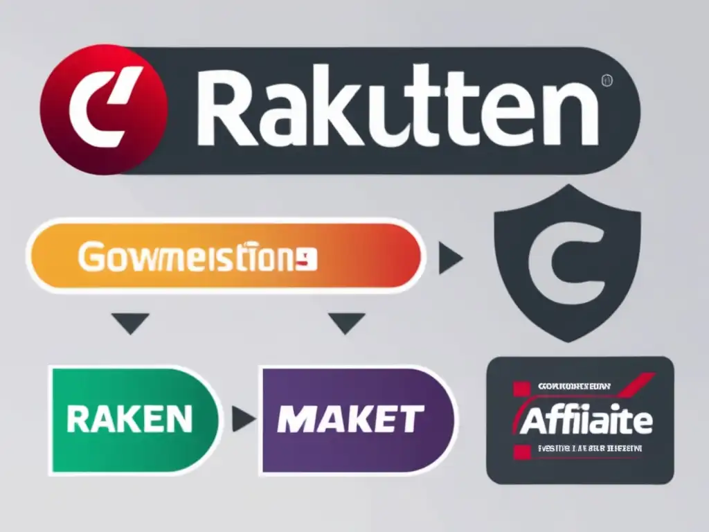 Interfaz digital minimalista de Rakuten y CJ Affiliate Diferencias Rakuten y CJ Affiliate: beneficios afiliados