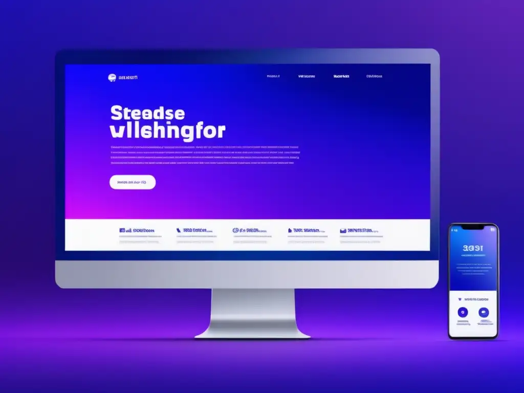Diseño web futurista y eficiente Interfaz web ultradetallada 8k: optimiza velocidad, maximiza ingresos en marketing de afiliados