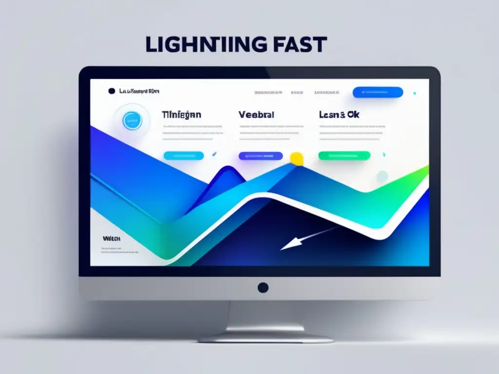 Diseño web minimalista y rápido Estrategias de SEO para afiliados: Imagen 8K de interfaz web minimalista y rápida, con diseño moderno y estructura de enlaces optimizada