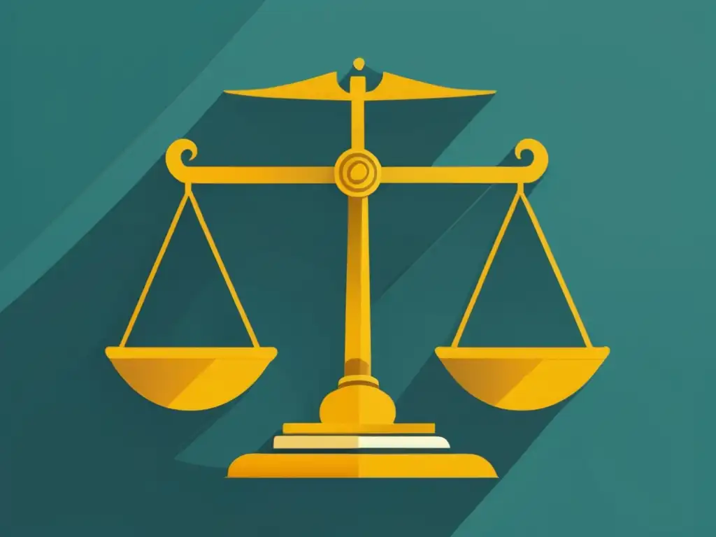 Equilibrio entre legalidad y éxito en marketing de afiliados Imagen de balance entre ley y éxito en marketing de afiliados