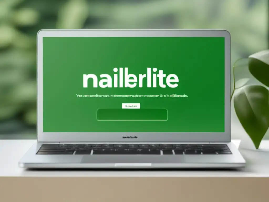 Laptop minimalista con MailerLite Laptop minimalista con el programa de afiliados de MailerLite: beneficios y ventajas