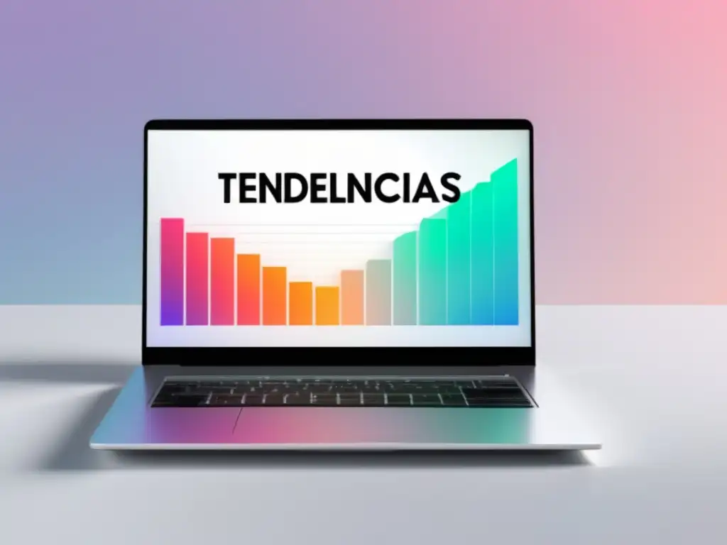 Maximizando ingresos con marketing de afiliados Laptop moderno con gráfico de ingresos y
