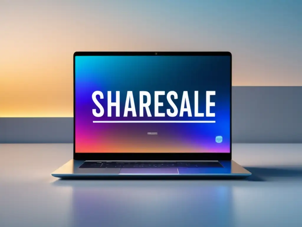 Laptop ShareASale: Profesional y moderno Laptop ShareASale: profesionalismo y éxito en el marketing de afiliados