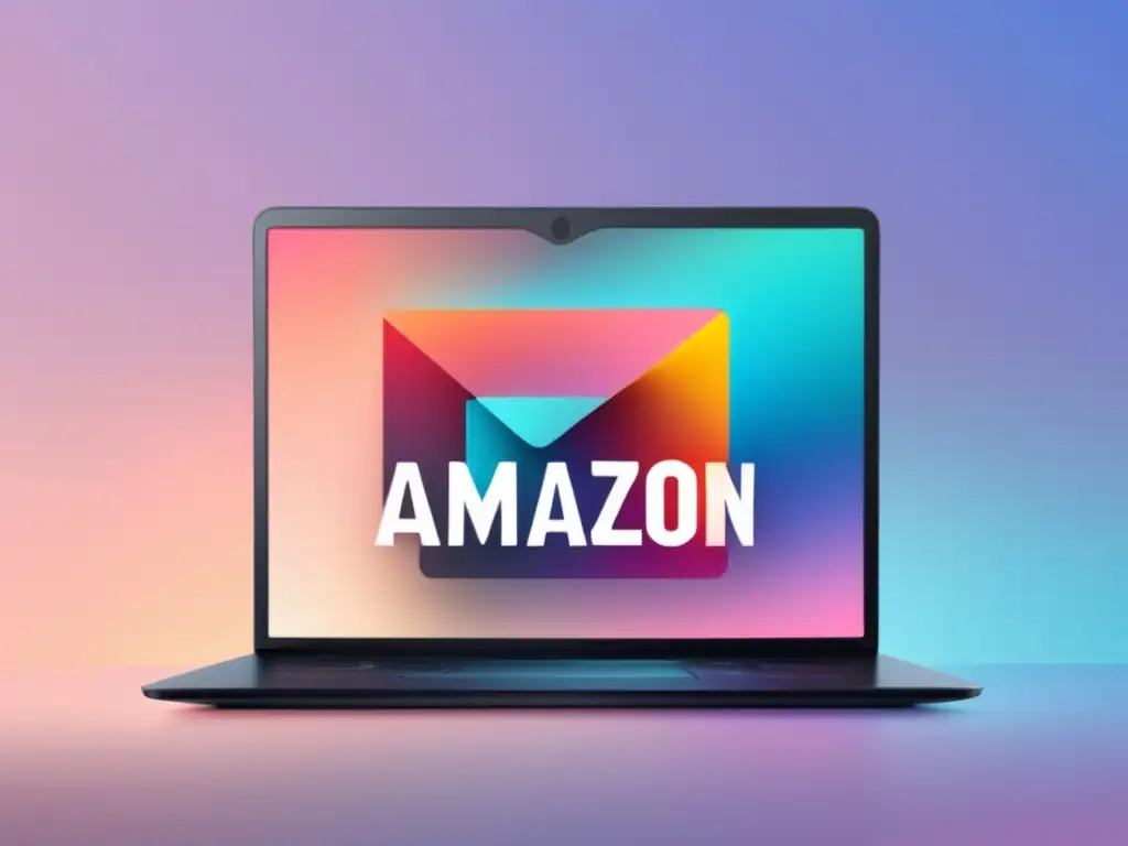 Pantalla de portátil con logos de Amazon, Instagram y YouTube Laptop con logos de Amazon, Instagram y YouTube, programas de afiliados en redes sociales