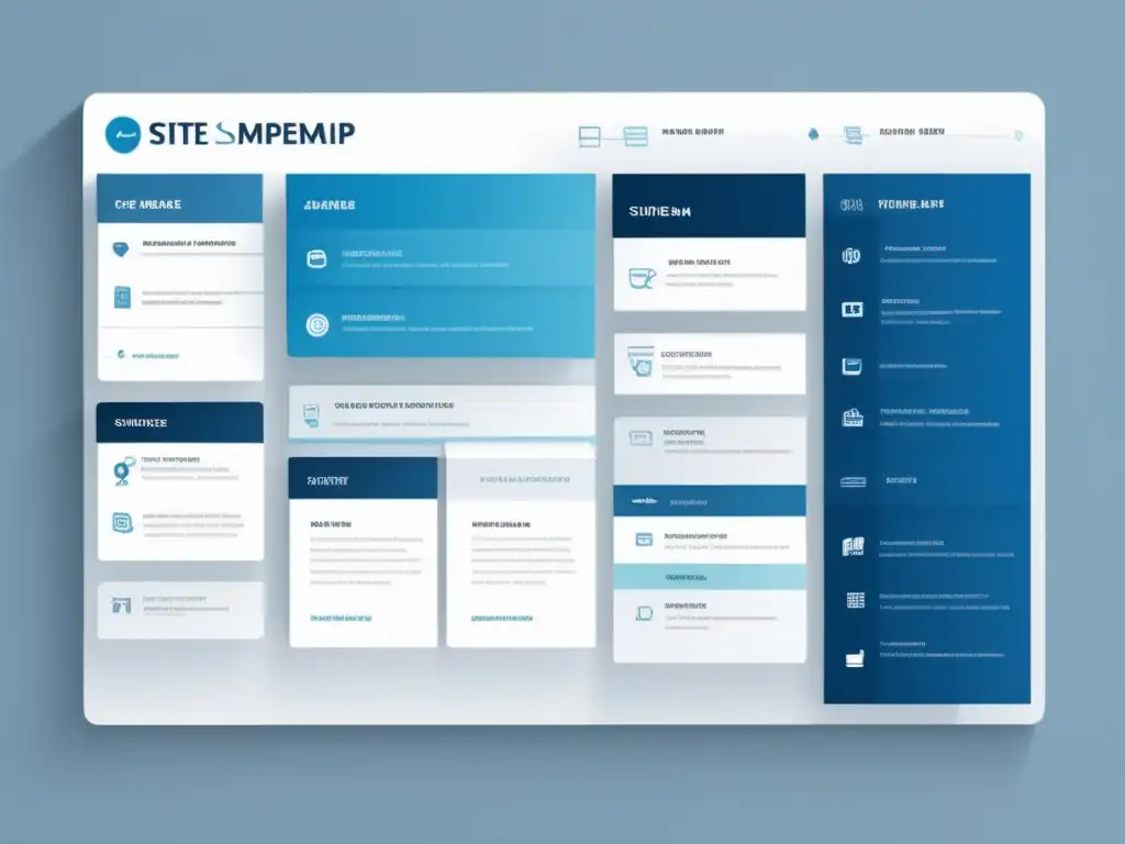Estructura limpia y organizada Mapa del sitio efectivo para mejorar SEO en marketing de afiliados