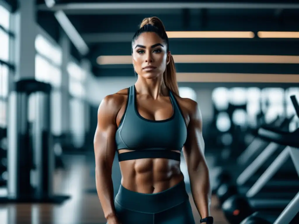 Influencer fitness Maria Gomez María Gómez, influencer fitness, éxito en marketing de afiliados, gimnasio moderno y motivación