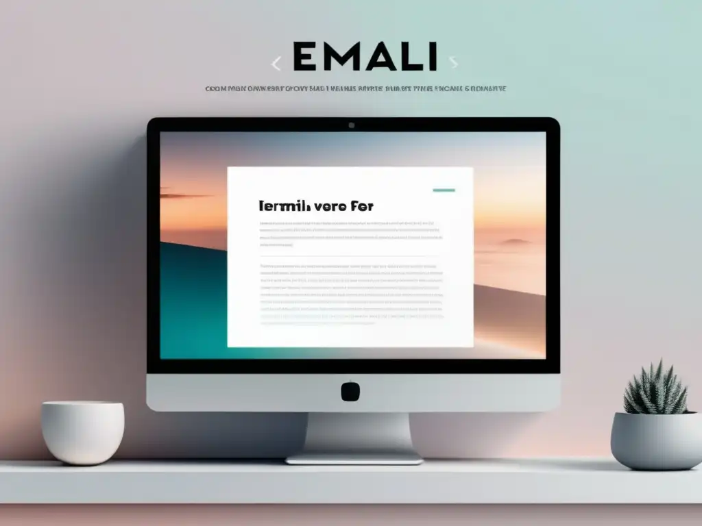 Plantilla de boletín de noticias por correo electrónico Plantilla de newsletter de email en blanco con diseño minimalista y moderno, ideal para estrategias de marketing de afiliados exitosas