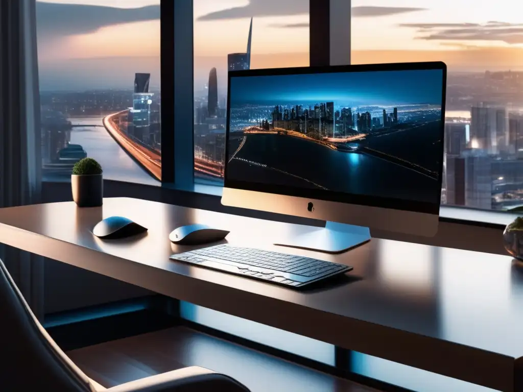 Espacio de trabajo minimalista y elegante Espacio de trabajo minimalista con herramientas SEO para marketing de afiliados