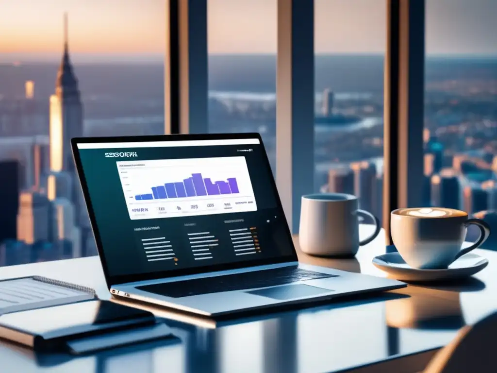 Espacio de trabajo moderno y productivo Herramientas de SEO para marketing de afiliados en un espacio de trabajo moderno y productivo