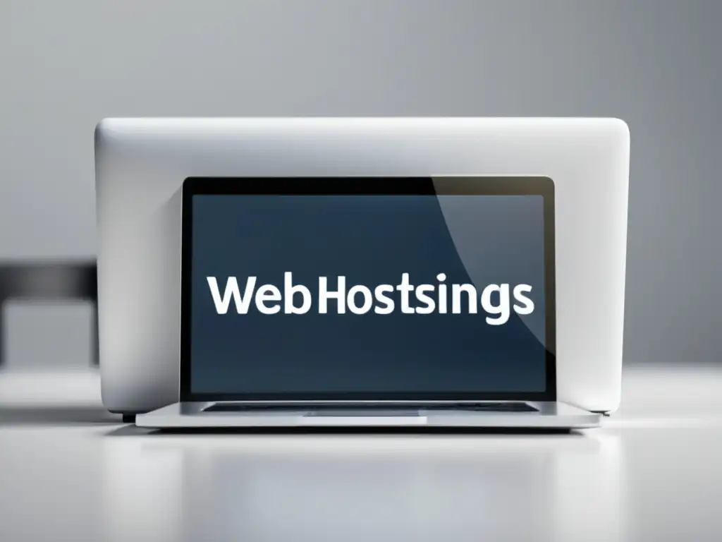 Opciones de hosting web Laptop con plataformas de web hosting y programas de afiliados