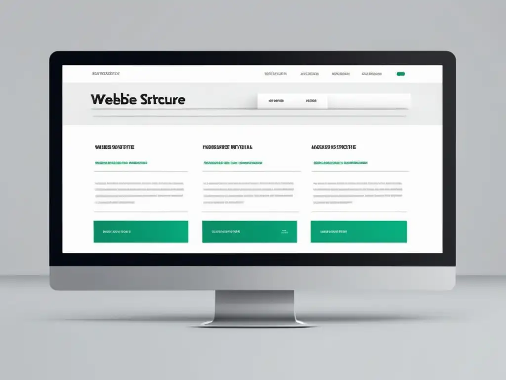 Estructura web moderna y minimalista Estructura web optimizada para SEO y marketing de afiliados