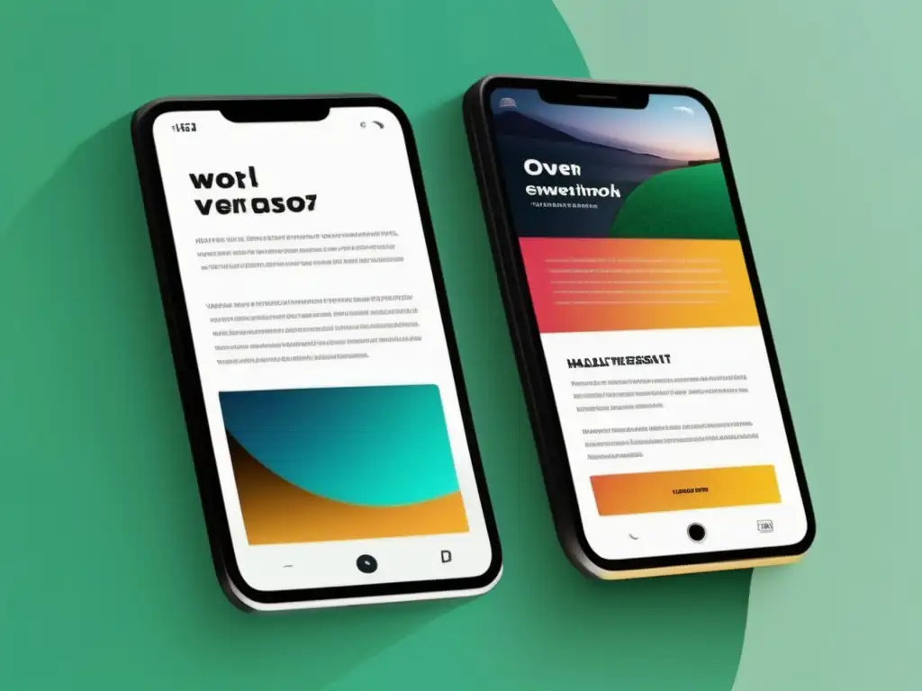 Comparativa de sitios web: uno optimizado y otro no