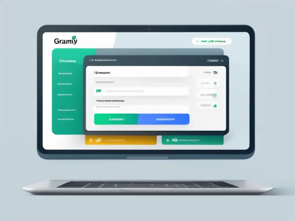 Dashboard del programa de afiliados de Grammarly Programa de afiliados de Grammarly: interfaz moderna y fácil de usar para registro, aprobación y generación de contenido promocional