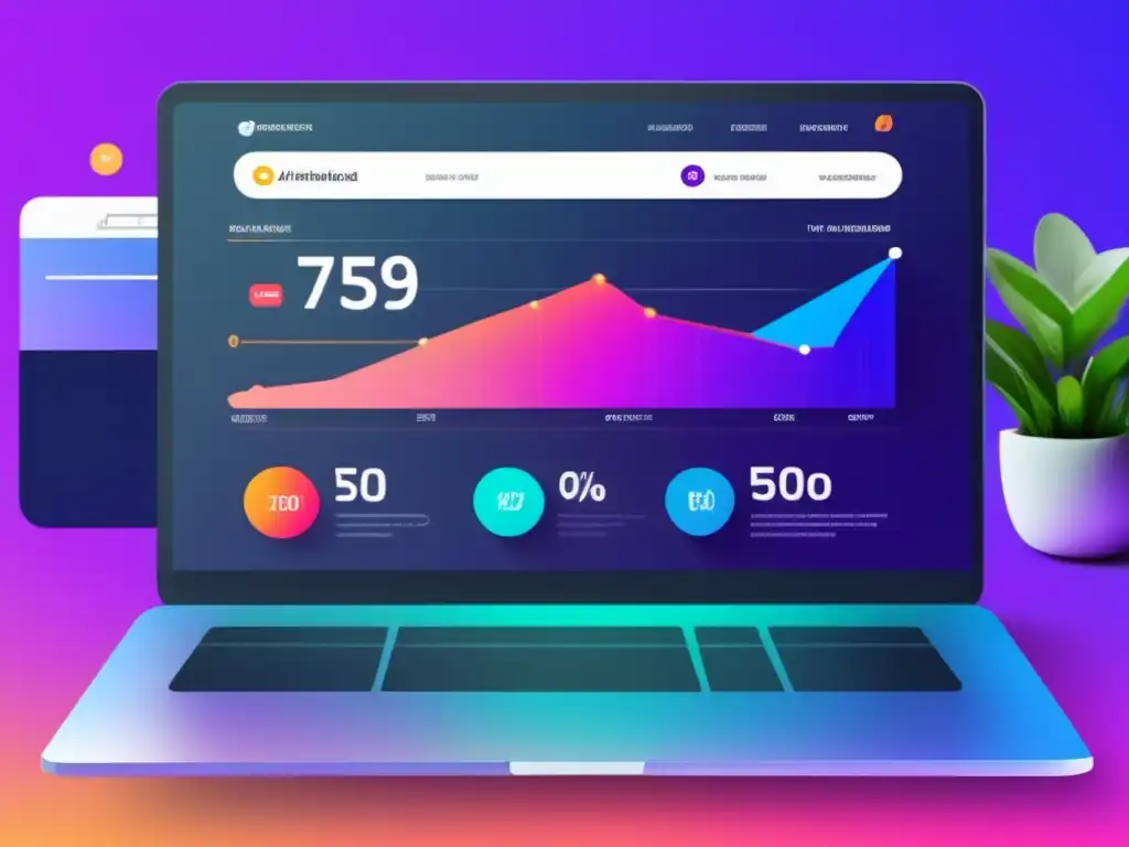Dashboard de marketing de afiliados moderno y minimalista Dashboard moderno de marketing de afiliados: estrategias y métricas de éxito