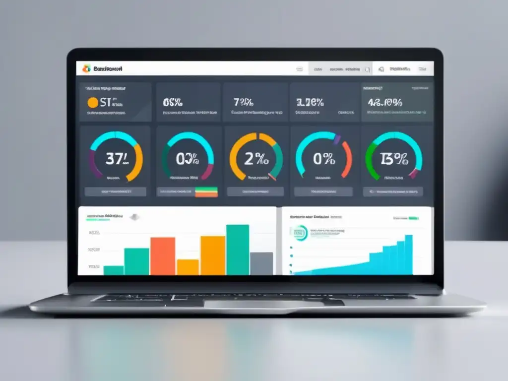 Análisis SEO detallado y visualmente atractivo Panel SEO para aumentar ingresos en marketing de afiliados
