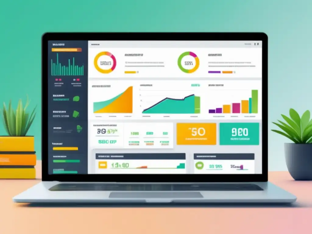 Análisis de SEO para afiliados Dashboard SEO con KPIs para marketing afiliado
