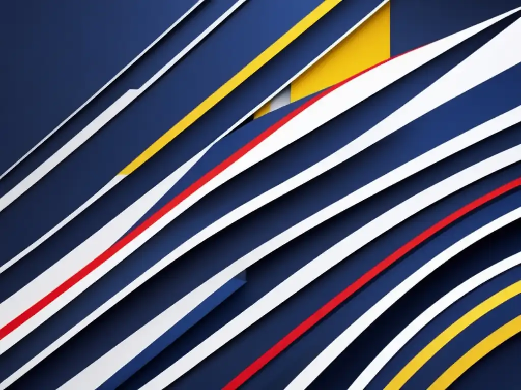 Diseño moderno y vibrante con patrón geométrico abstracto en colores intensos