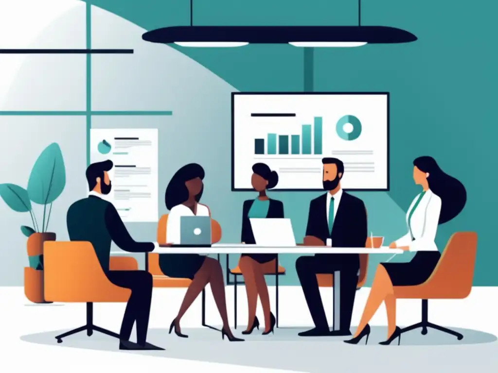 Profesionales en entrenamiento ético en marketing de afiliados Profesionales en sesión de ética y regulaciones en el marketing de afiliados, compromiso con estándares éticos