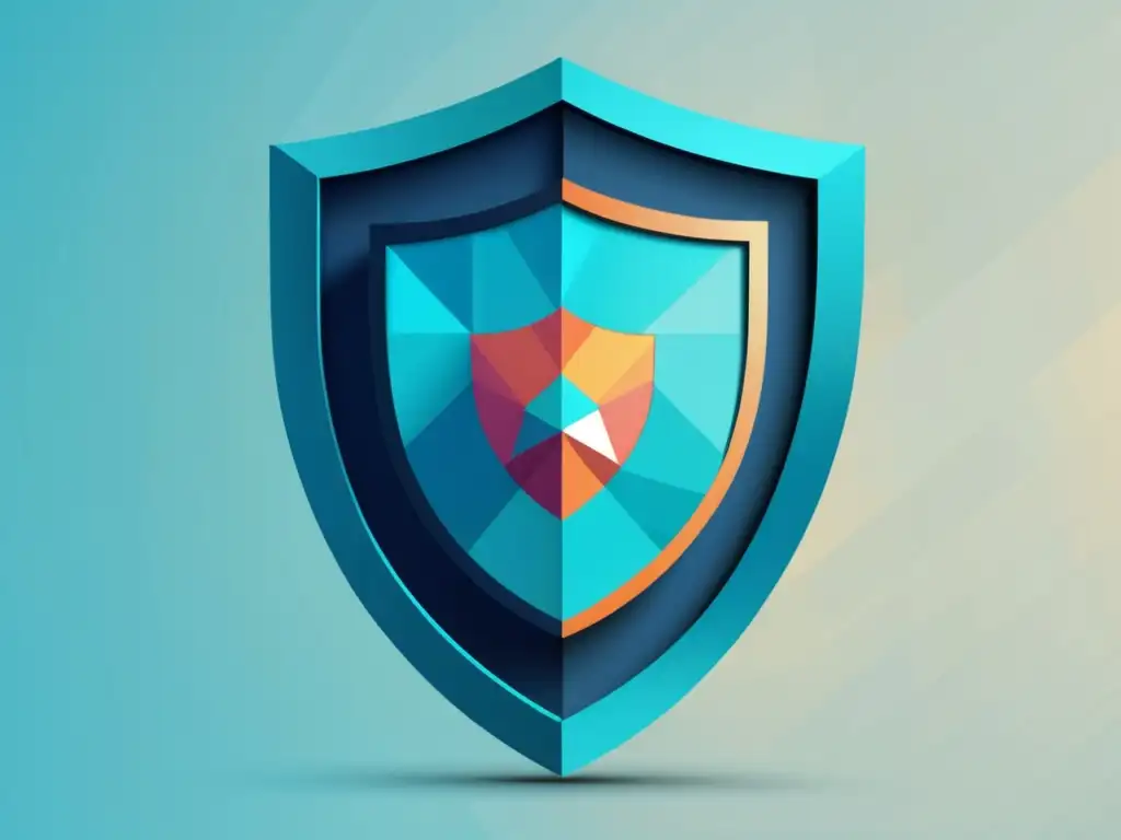 Protección de datos y privacidad Ilustración minimalista que representa mejores prácticas y estrategias éticas para el marketing de afiliados