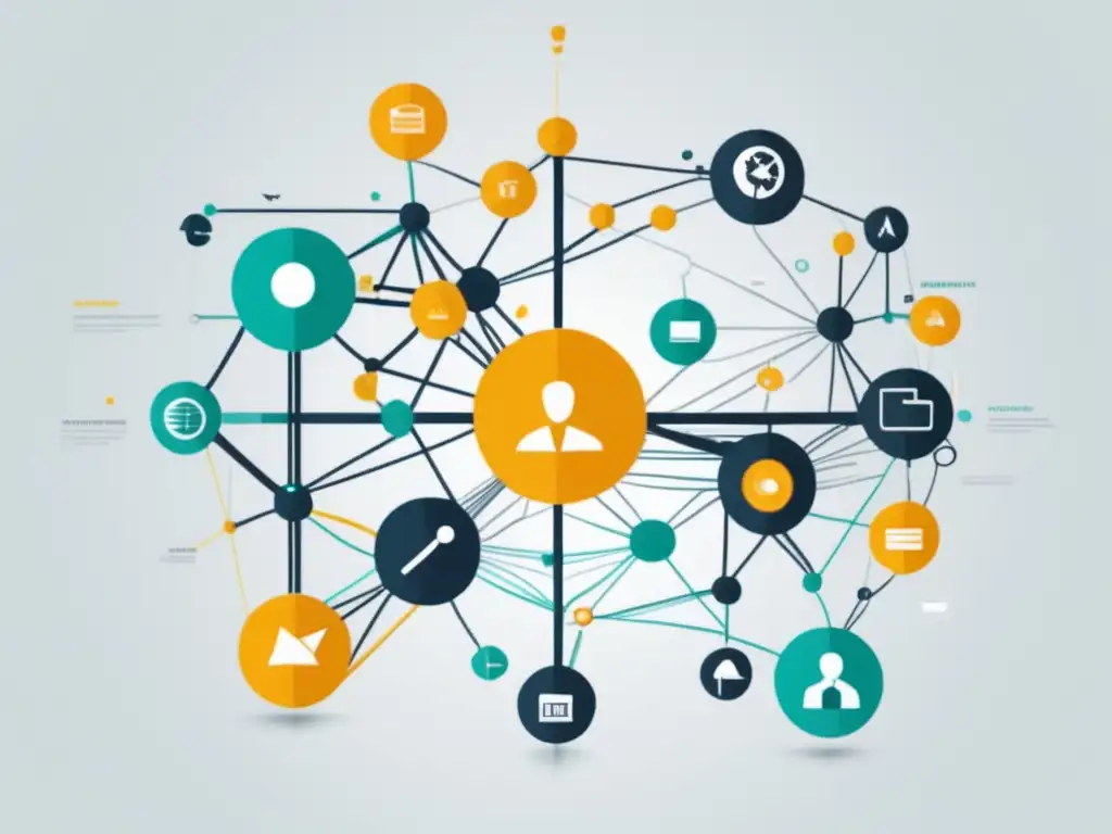 Optimización de navegación interna Ilustración moderna y minimalista que representa estrategias de contenido para el marketing de afiliados