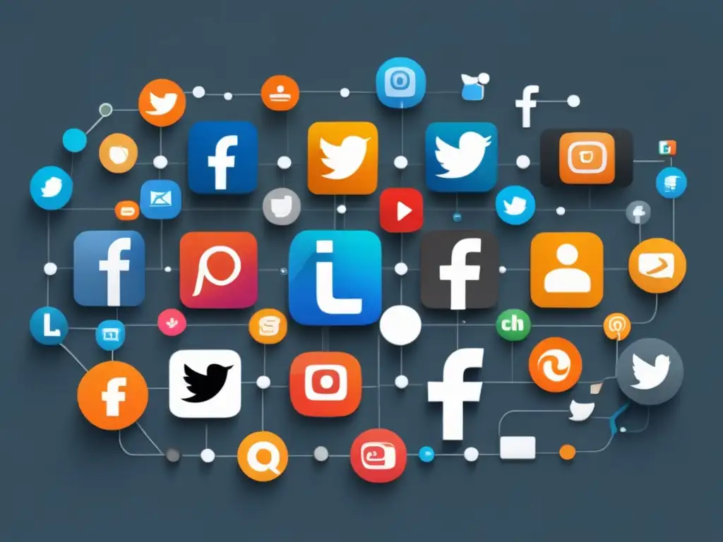 Redes sociales interconectadas Redes sociales interconectadas: Facebook, Instagram, Twitter, YouTube, LinkedIn