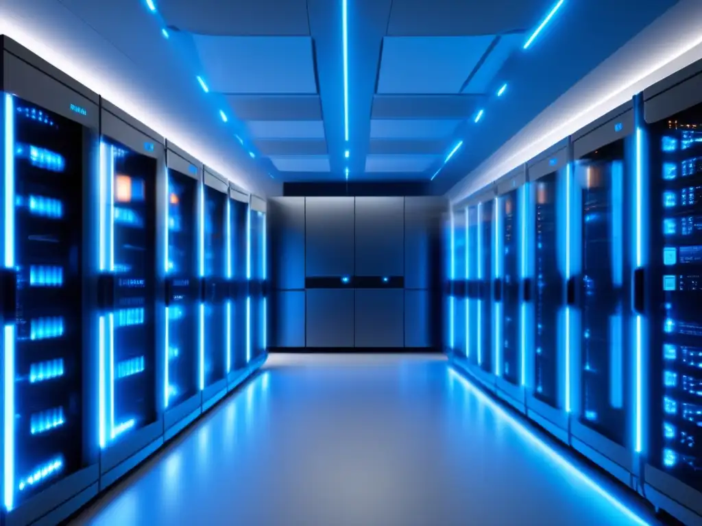 Centro de almacenamiento de datos moderno y minimalista Servidores de almacenamiento de datos: mejores prácticas en marketing de afiliados