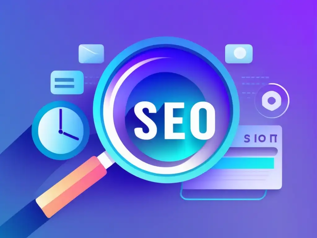 Aumenta ingresos con SEO Ilustración moderna y minimalista de técnicas de SEO para aumentar ingresos con el marketing de afiliados