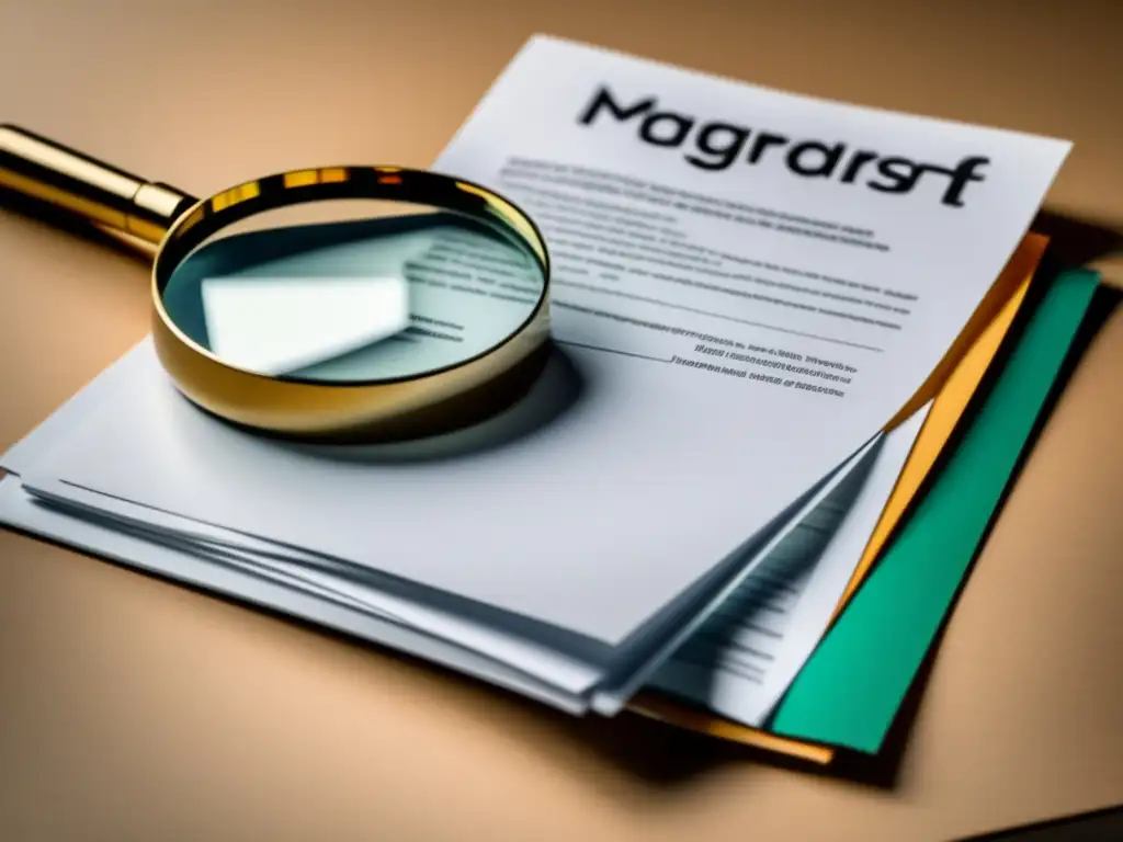 Documento clave y lupa Estrategias SEO afiliados en mercado saturado