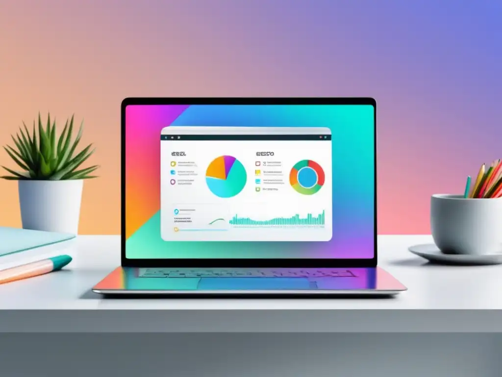 Herramientas SEO para marketing de afiliados en imagen profesional y minimalista