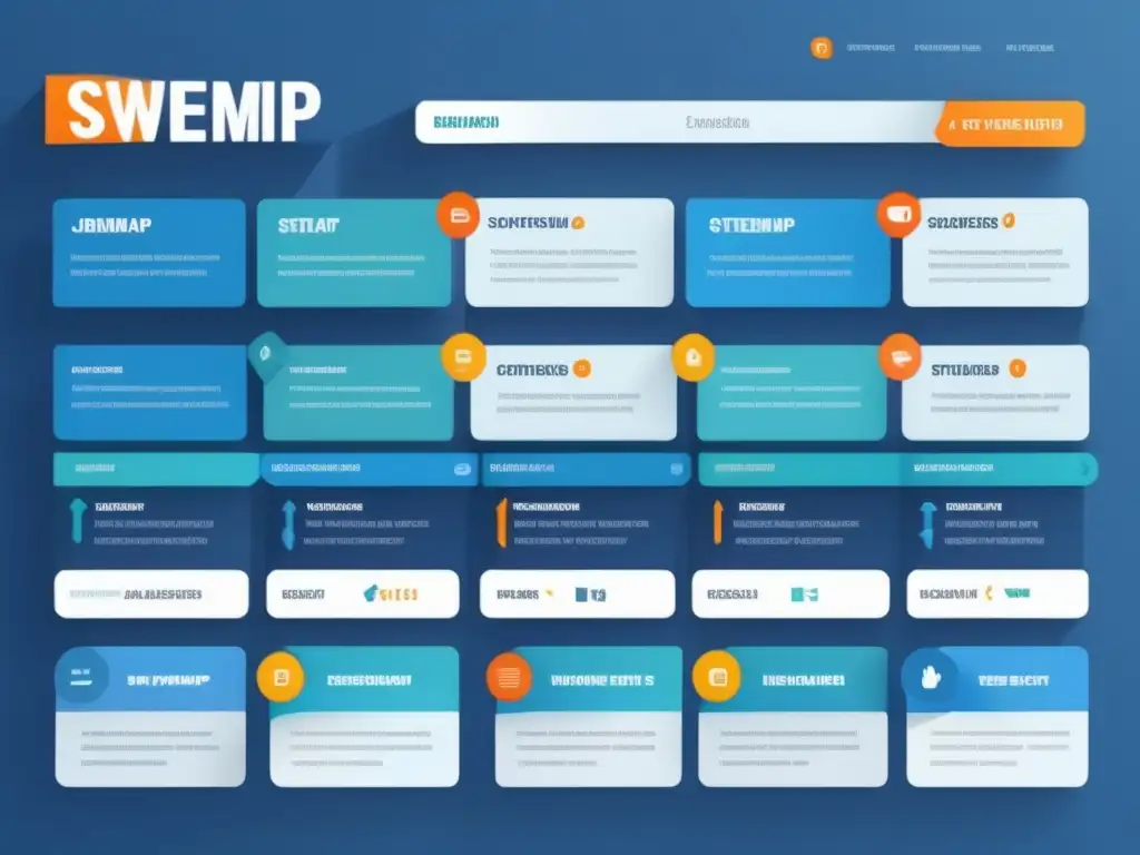 Diseño web sitemap eficiente y atractivo Mapa del sitio efectivo para mejorar SEO en marketing de afiliados