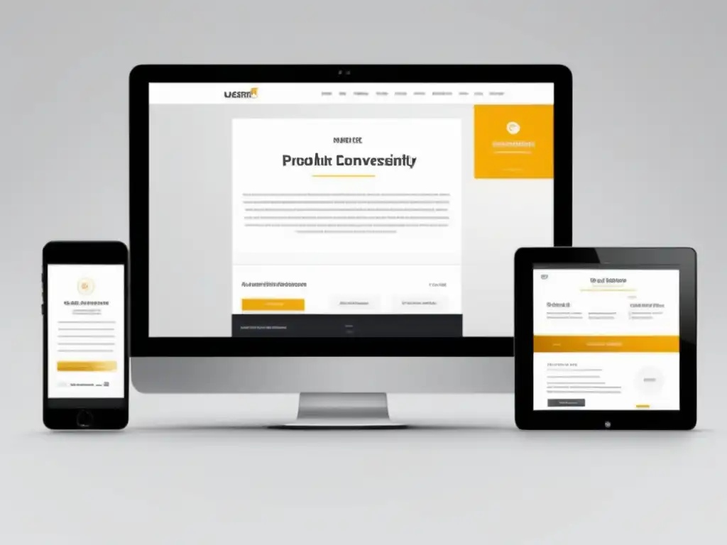 Interfaz minimalista y profesional Sitio web minimalista con diseño moderno y profesional, optimizado para conversiones y creado por Antonio Rodríguez