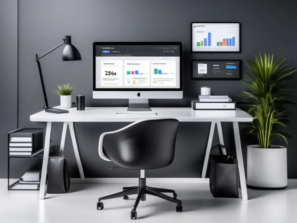 Espacio de trabajo moderno y minimalista Espacio de trabajo minimalista y profesional para marketing de afiliados: Pasos fundamentales para comenzar