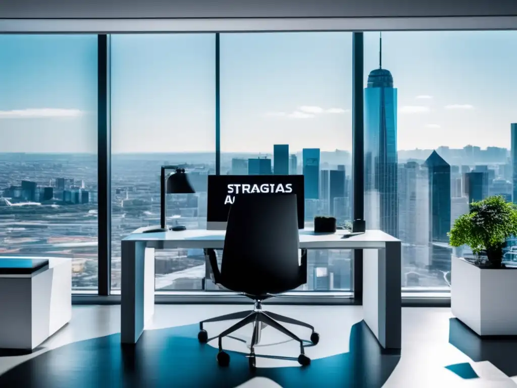 Oficina minimalista con vista a la ciudad Oficina minimalista con vista a la ciudad y estrategias para aumentar las ventas en el marketing de afiliados