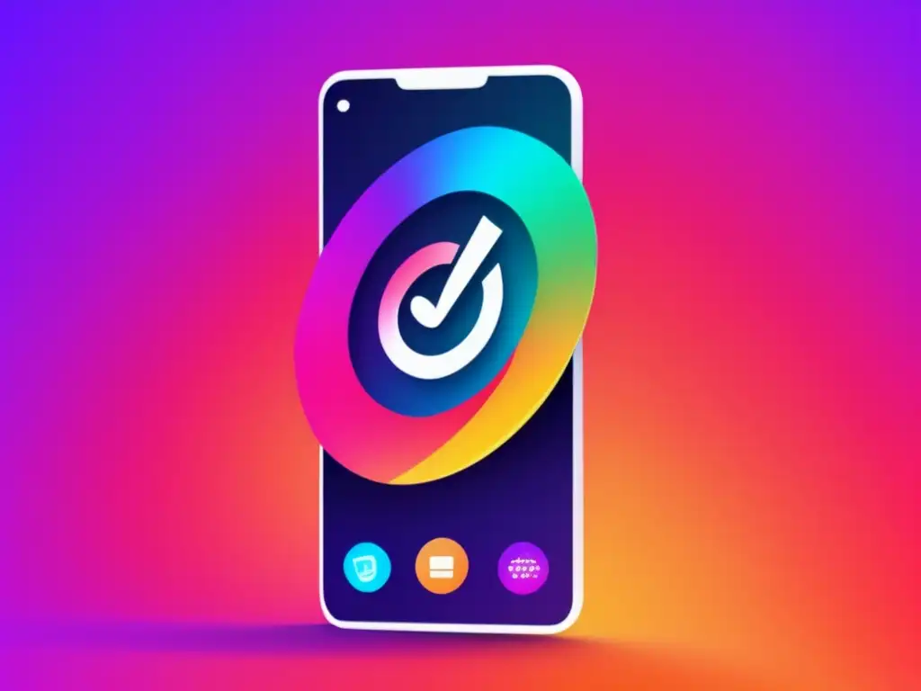 Smartphone con ícono de búsqueda por voz Smartphone con icono de búsqueda por voz: estrategias SEO para marketing de afiliados por voz