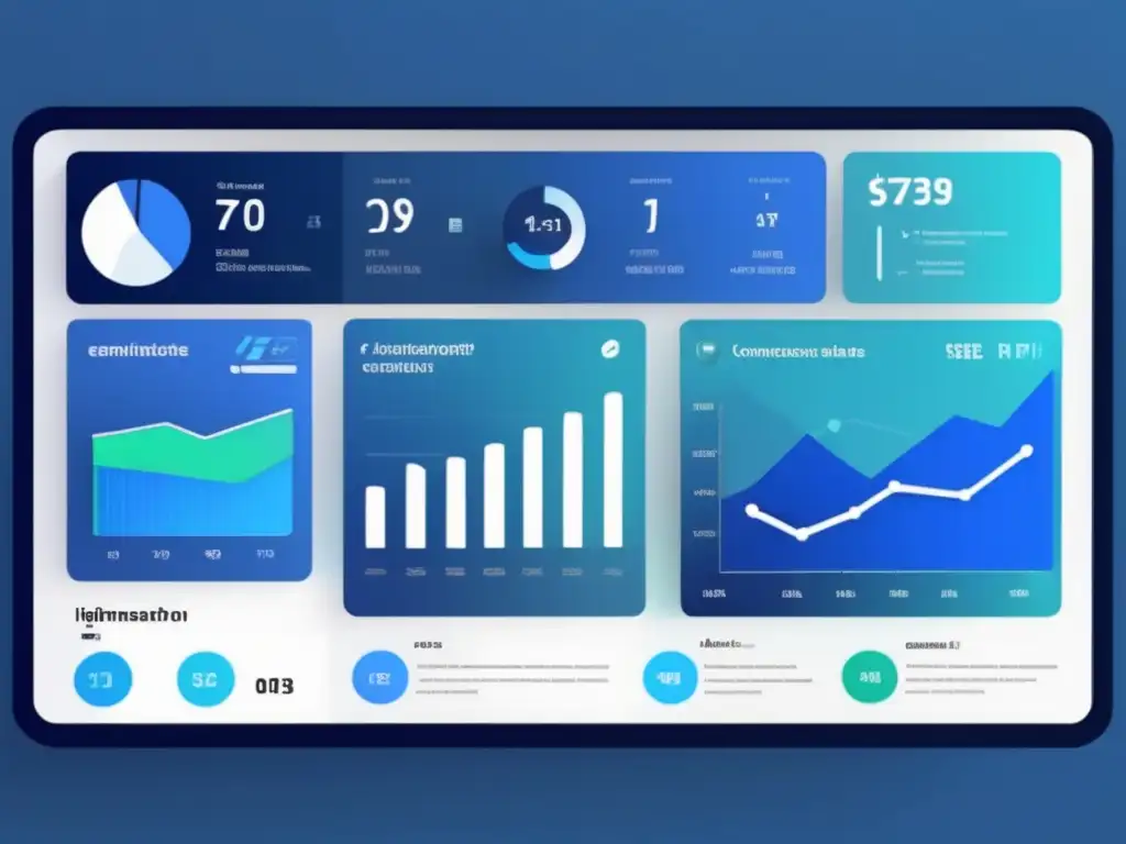 Dashboard de análisis web moderno y minimalista Dashboard analítica web para marketing afiliados
