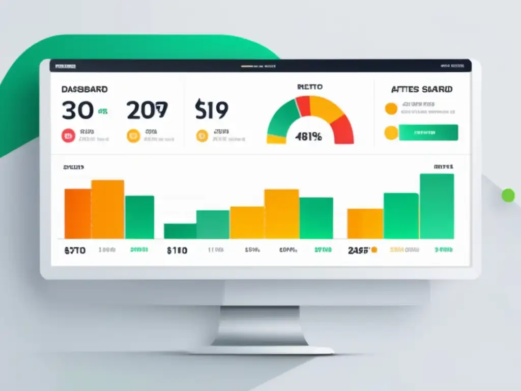Panel de seguimiento de afiliados moderno Herramientas de seguimiento de afiliados de alta calidad en un dashboard moderno y elegante