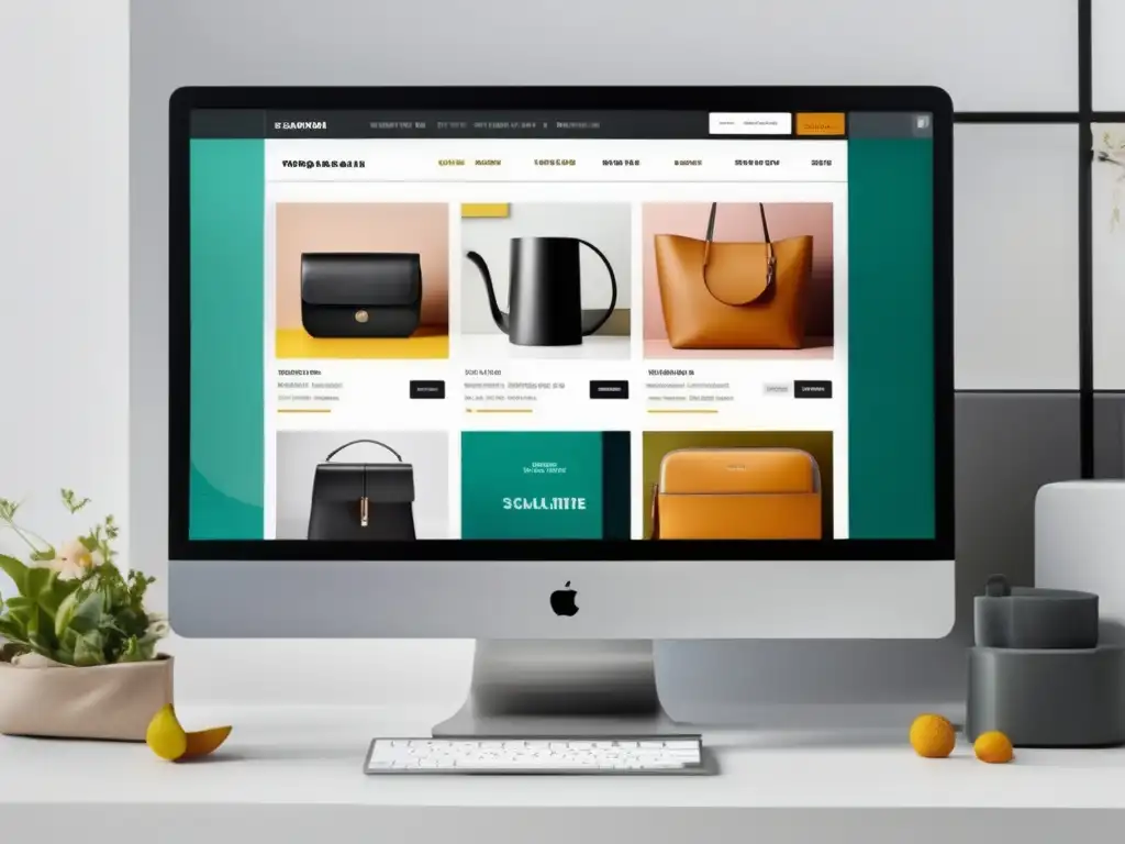 Tienda online moderna y eficiente Interfaz moderna de tienda online con estrategias de marketing de afiliados para tiendas online exitosas