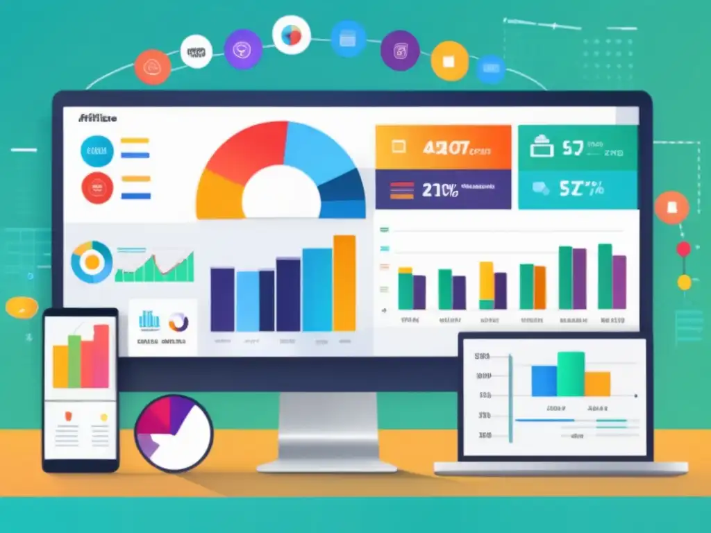 Visualizaciones de datos de marketing de afiliados Análisis de datos para predecir tendencias en marketing de afiliados