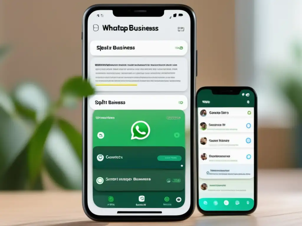 Interfaz de Whatsapp Business con funciones destacadas Estrategias de Whatsapp Business para afiliados de marketing