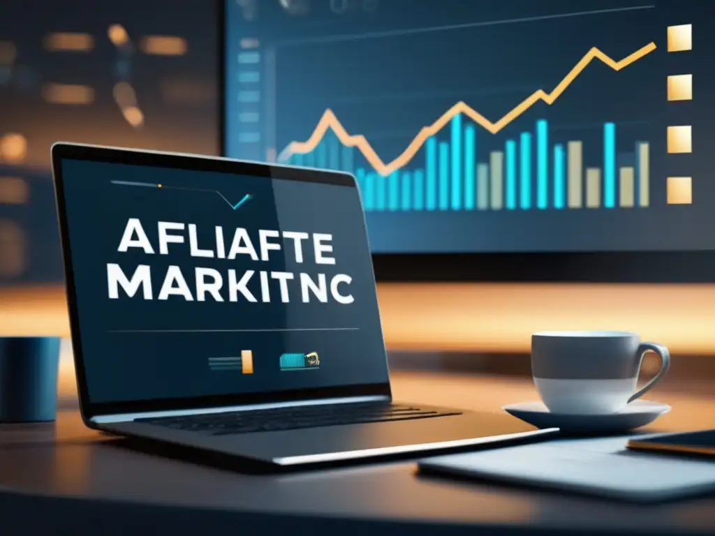 Espacio de trabajo moderno y minimalista en marketing de afiliación Pasos clave para multiplicar ingresos con marketing de afiliados