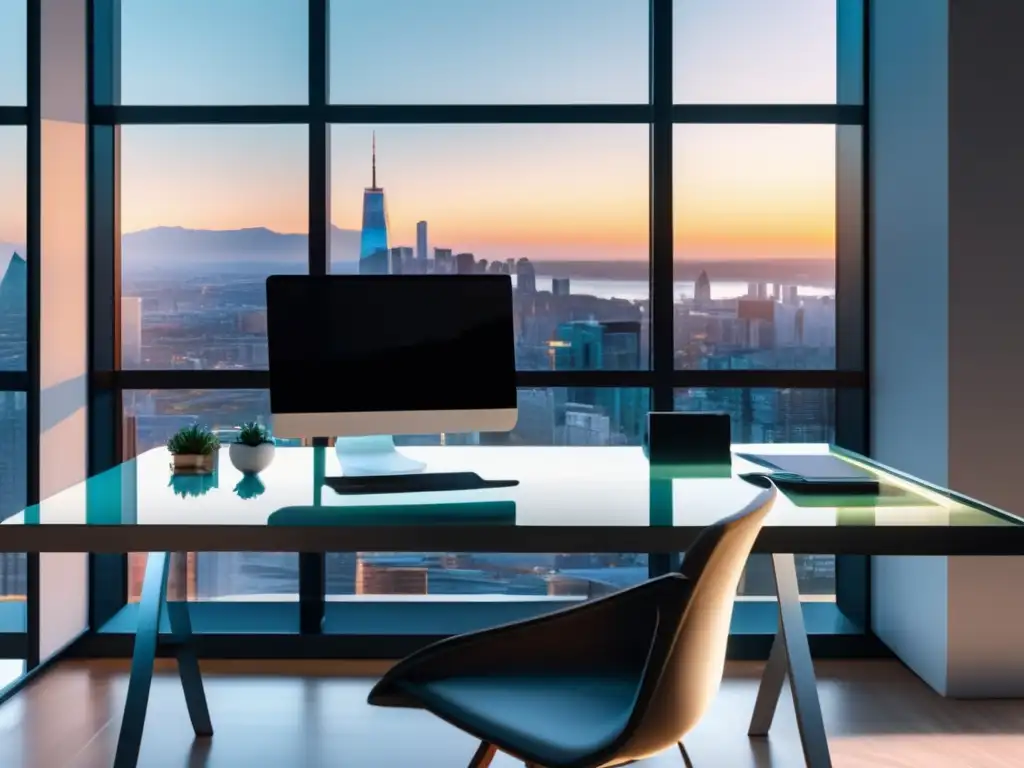 Espacio de trabajo minimalista y sofisticado Ejemplos exitosos de estrategias de marketing de afiliados